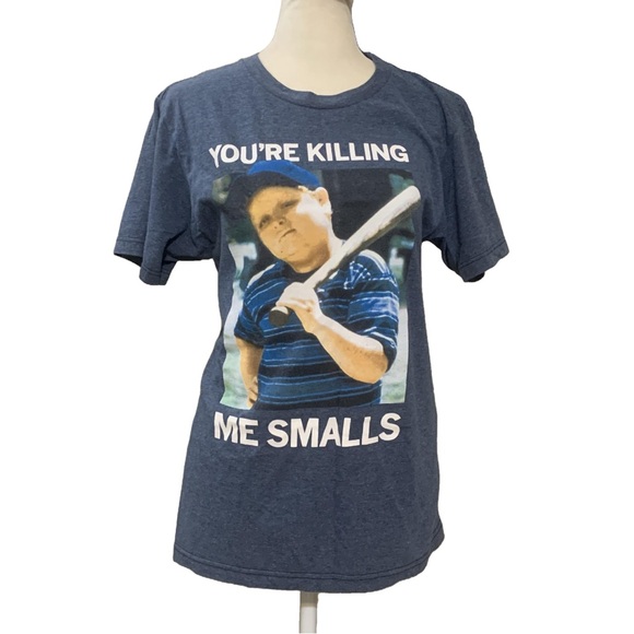 Other - The Sandlot Blue Graphic "You're Killing Me Smalls" Crew Neck Short Sleeve Tee